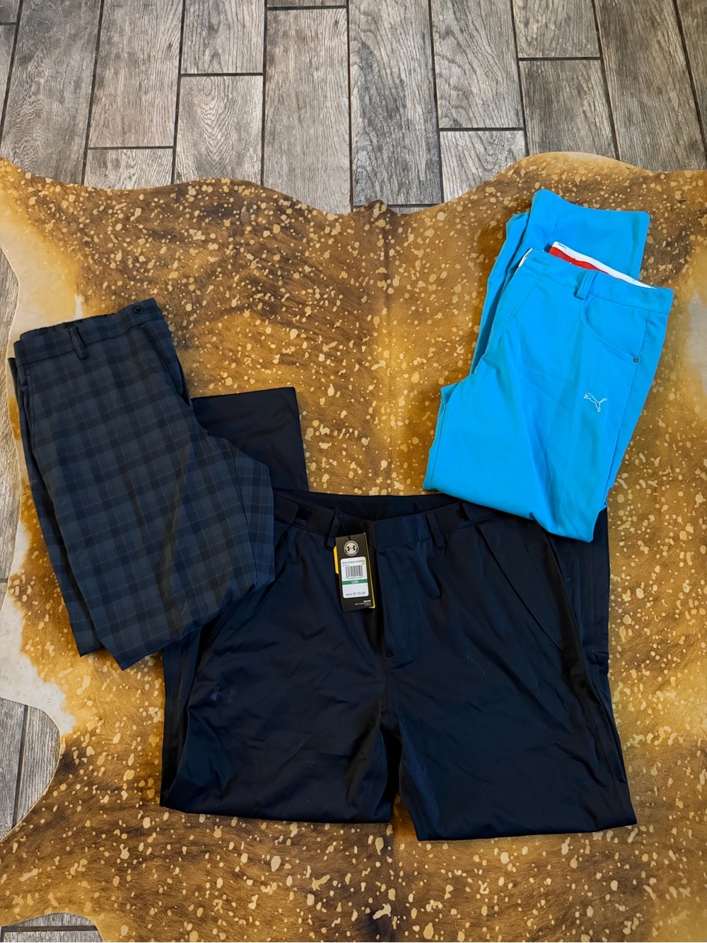 Under Armour Men’s Black Performance Golf Pants